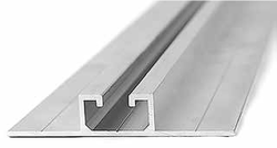 PROFIL T ALU DOUBLE COULISSE LAQUE BLANC OMEGA 105 5 ML